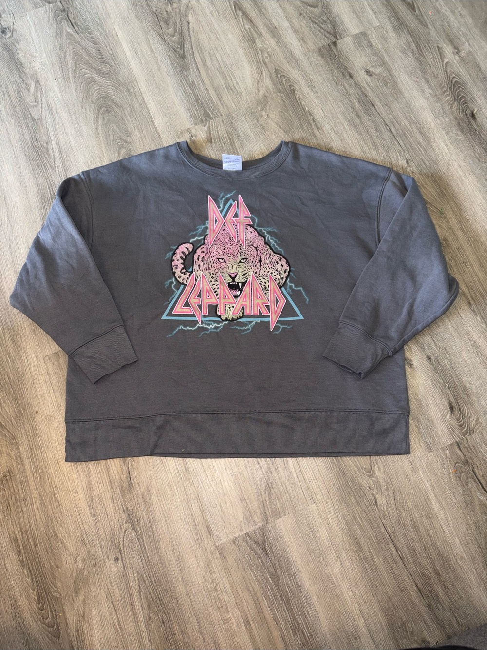 Def Leppard | Grey Graphic Sweatshirt